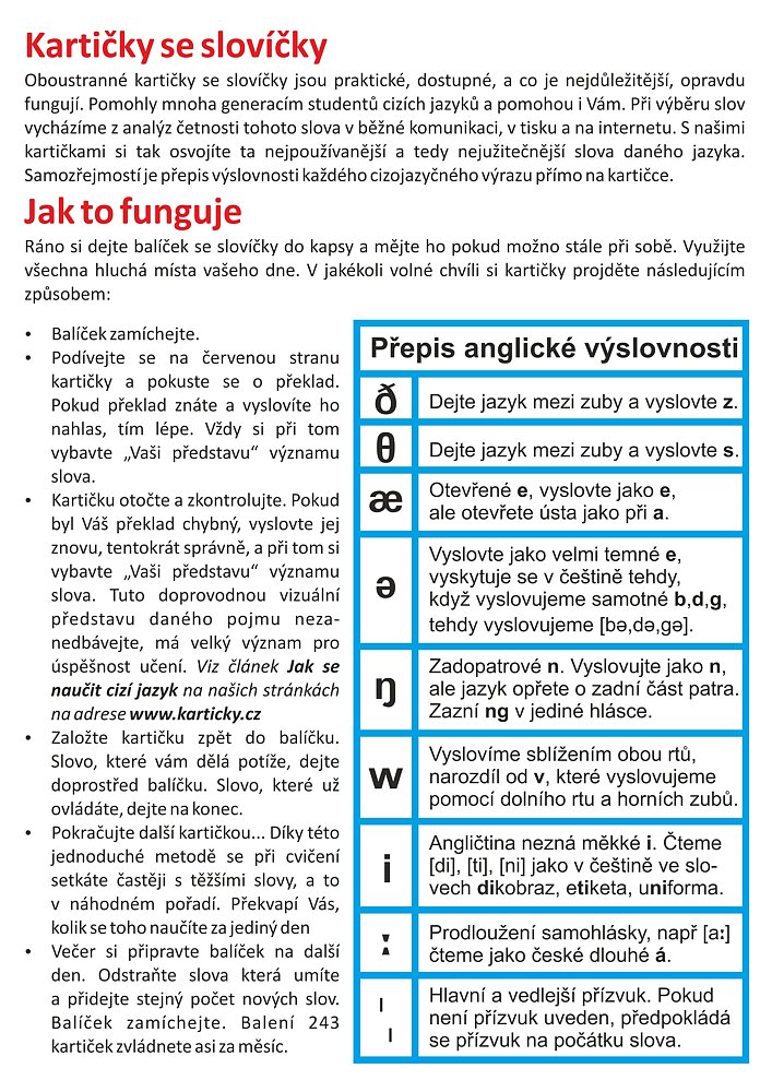 Angličtina - Nepravidelná slovesa