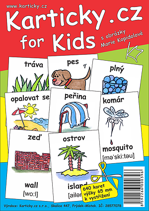 Angličtina pro děti - kartičky s obrázky